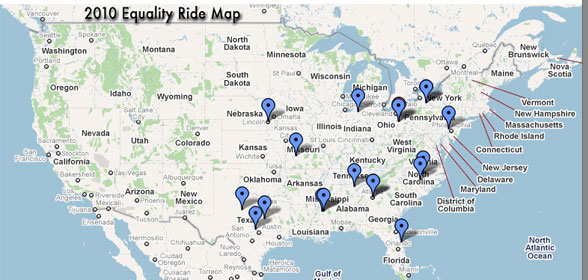 2010 Ride Map