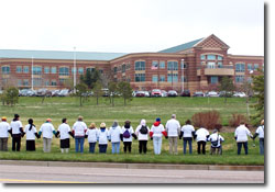 Soulforce vigiling outside Focus on the Family headquarters in 2005