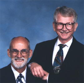 Larry Wise (left) and Larry Little, 5 1/2 year relationship